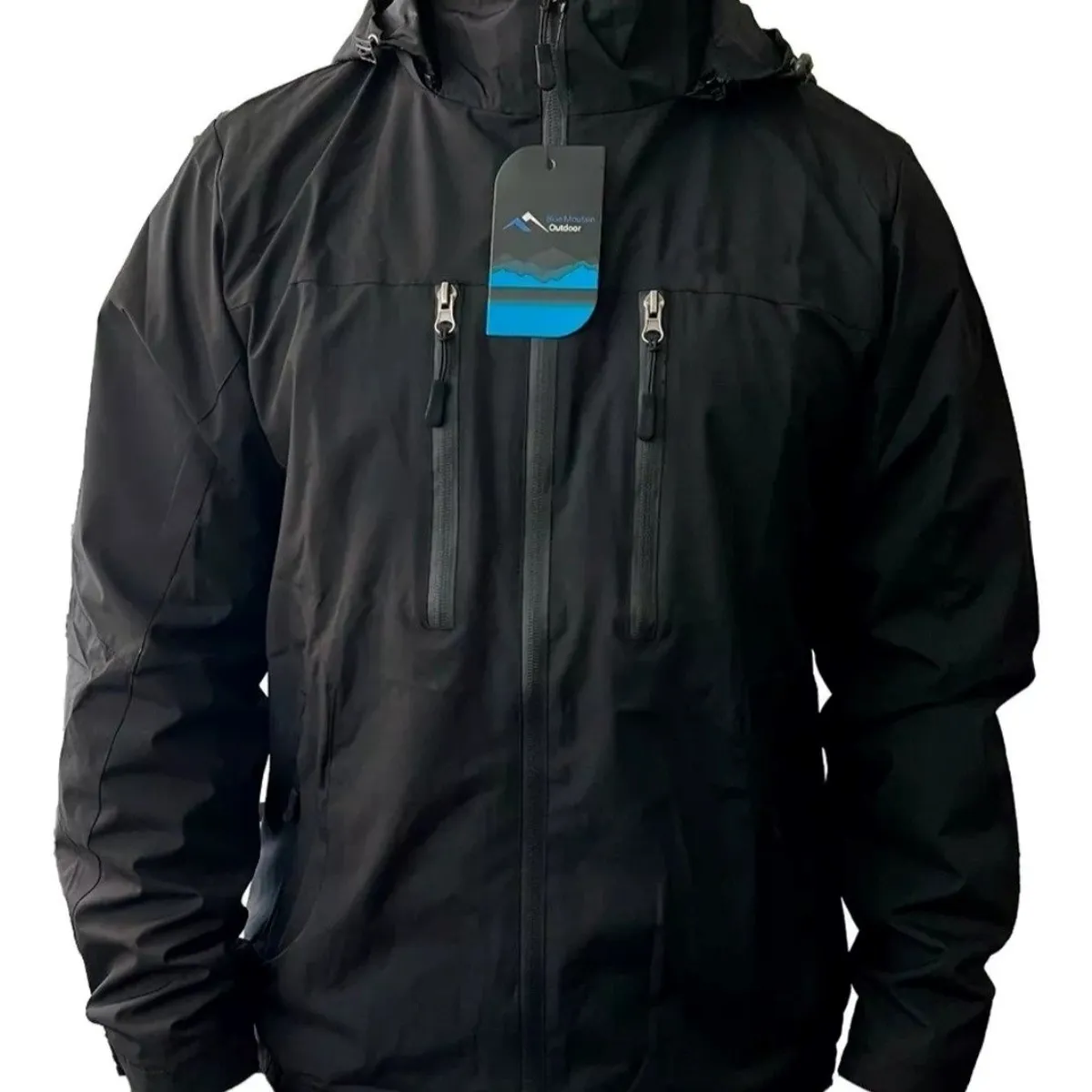 BLUE MOUNTAIN - Chaqueta Corta Viento Outdoor Hombre Termico.