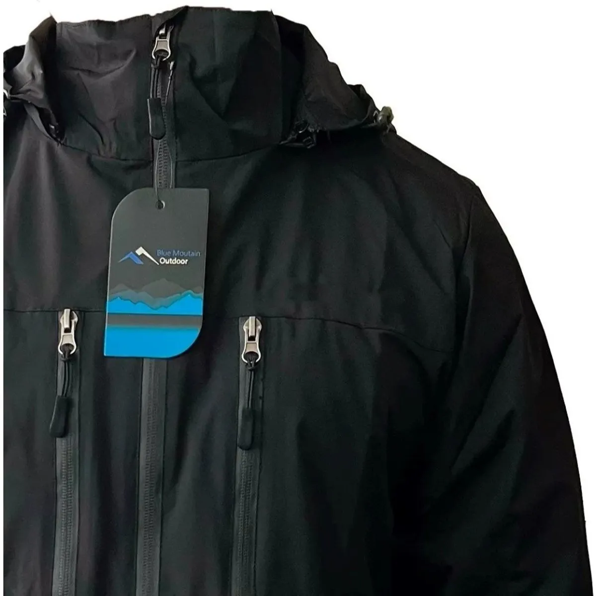 BLUE MOUNTAIN - Chaqueta Corta Viento Outdoor Hombre Termico.