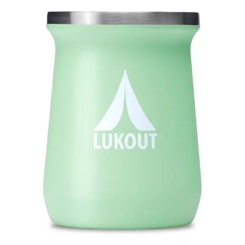 GENERICO - Mate Lukout de 236 ml + bombilla color verde pastel