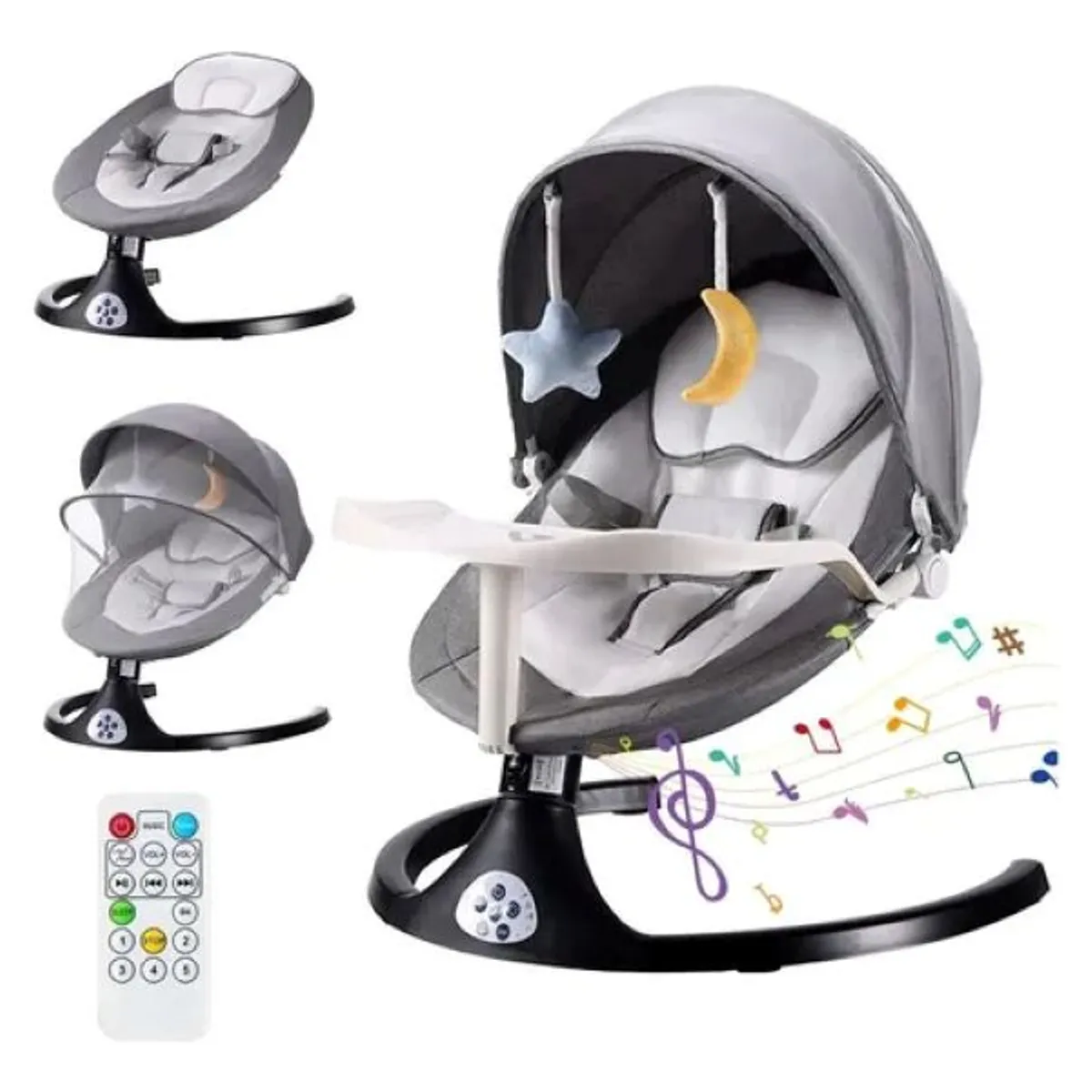 GENERICO - Silla Mecedora Eléctrica Para Bebe