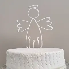 GENERICO - Topper ANGEL para decoración torta primera comunión