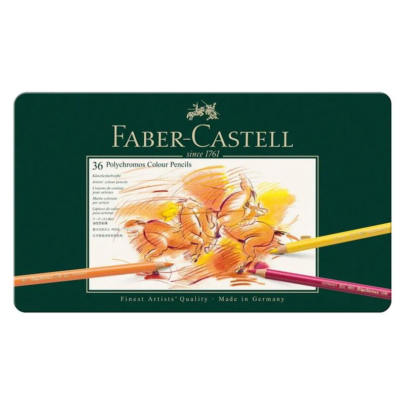 FABER-CASTELL - Lápices Faber-Castell Polychromos 36 Colores
