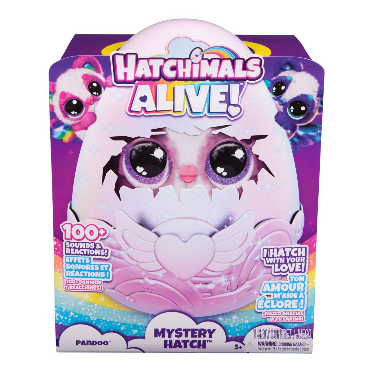 HATCHIMALS - Mascota Interactiva Hatchimals Pandoo Niebla Luces Y Sonido