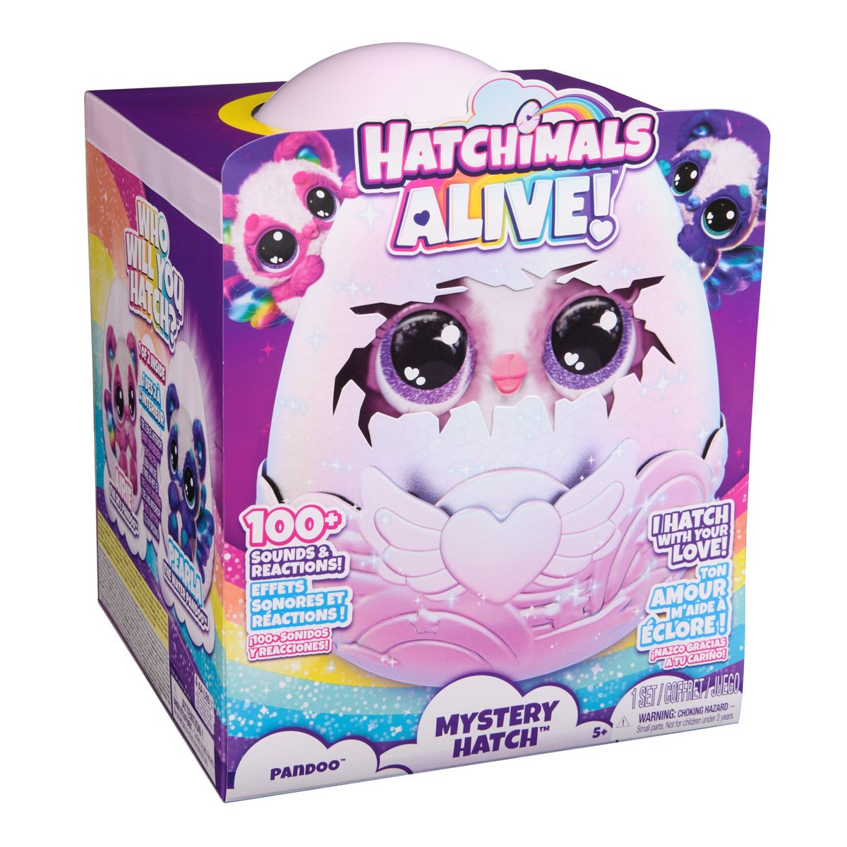 HATCHIMALS - Mascota Interactiva Hatchimals Pandoo Niebla Luces Y Sonido