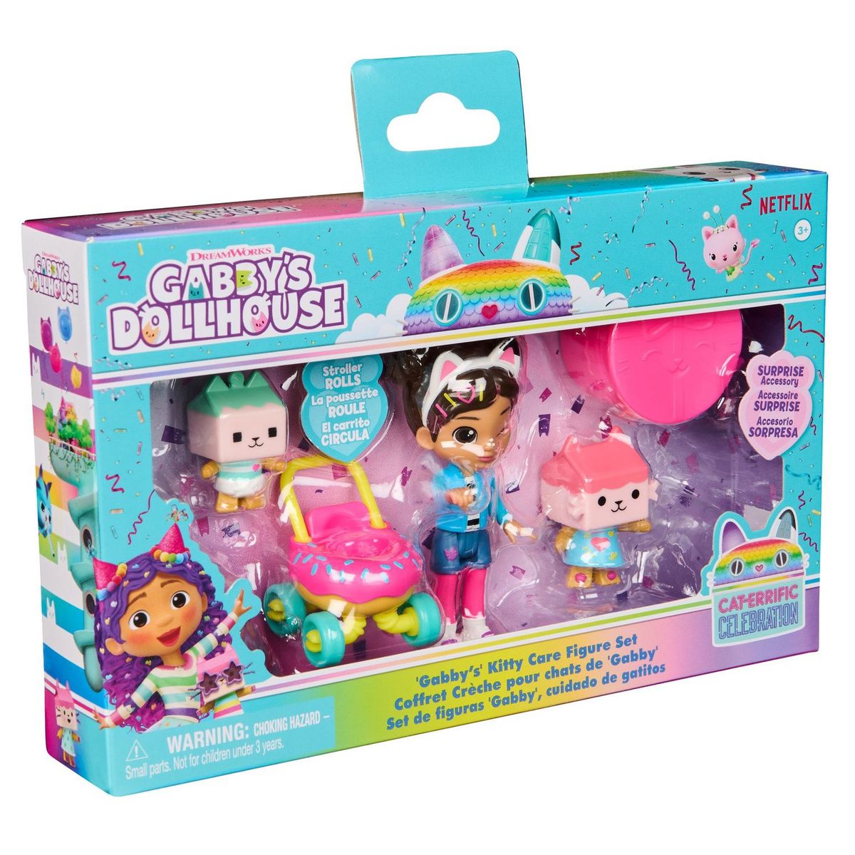 LA CASA DE GABBY - Set Cuidado De Gatitos Con Gabby Y Accesorios