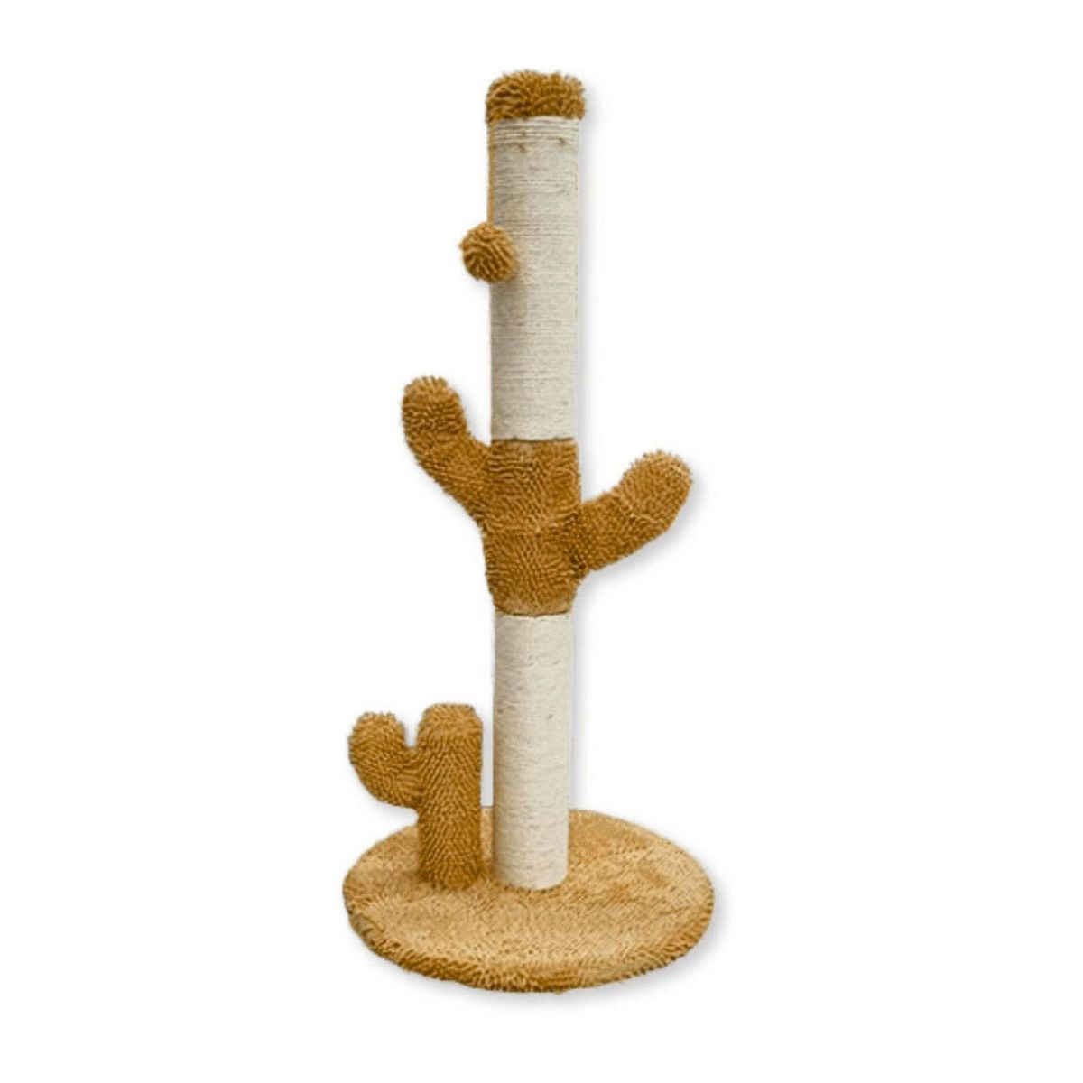 GENERICO - Rascador Torre Escalador Para Gatos Forma Cactus Beige