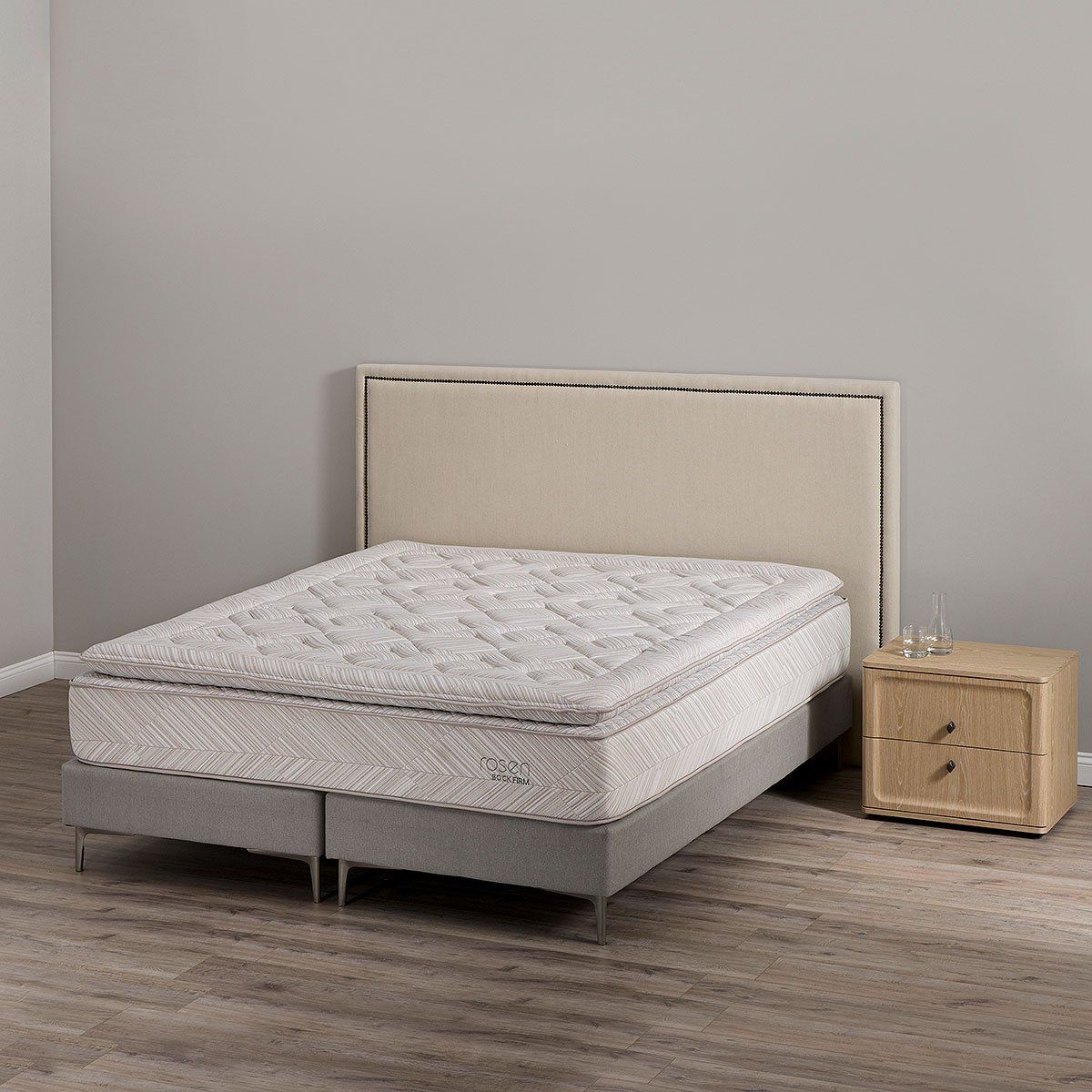 ROSEN - Box Spring Bock Firm 2 Plazas 150 x 200 cm