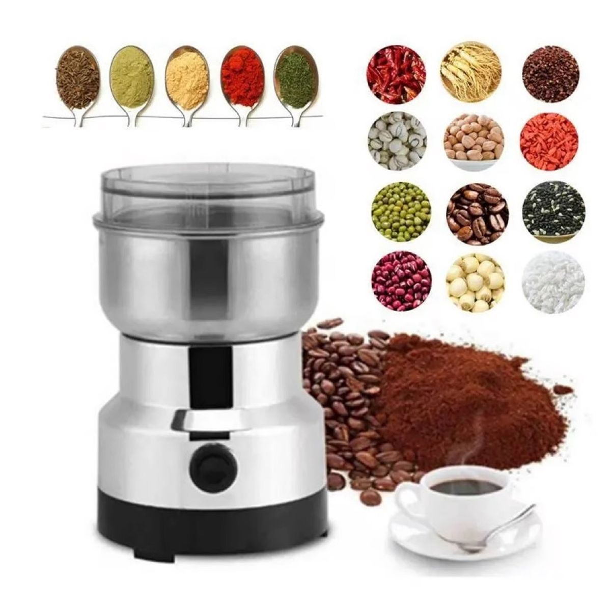 GENERICO - Moledor Molinillo Eléctrico De Café Granos Y Semillas