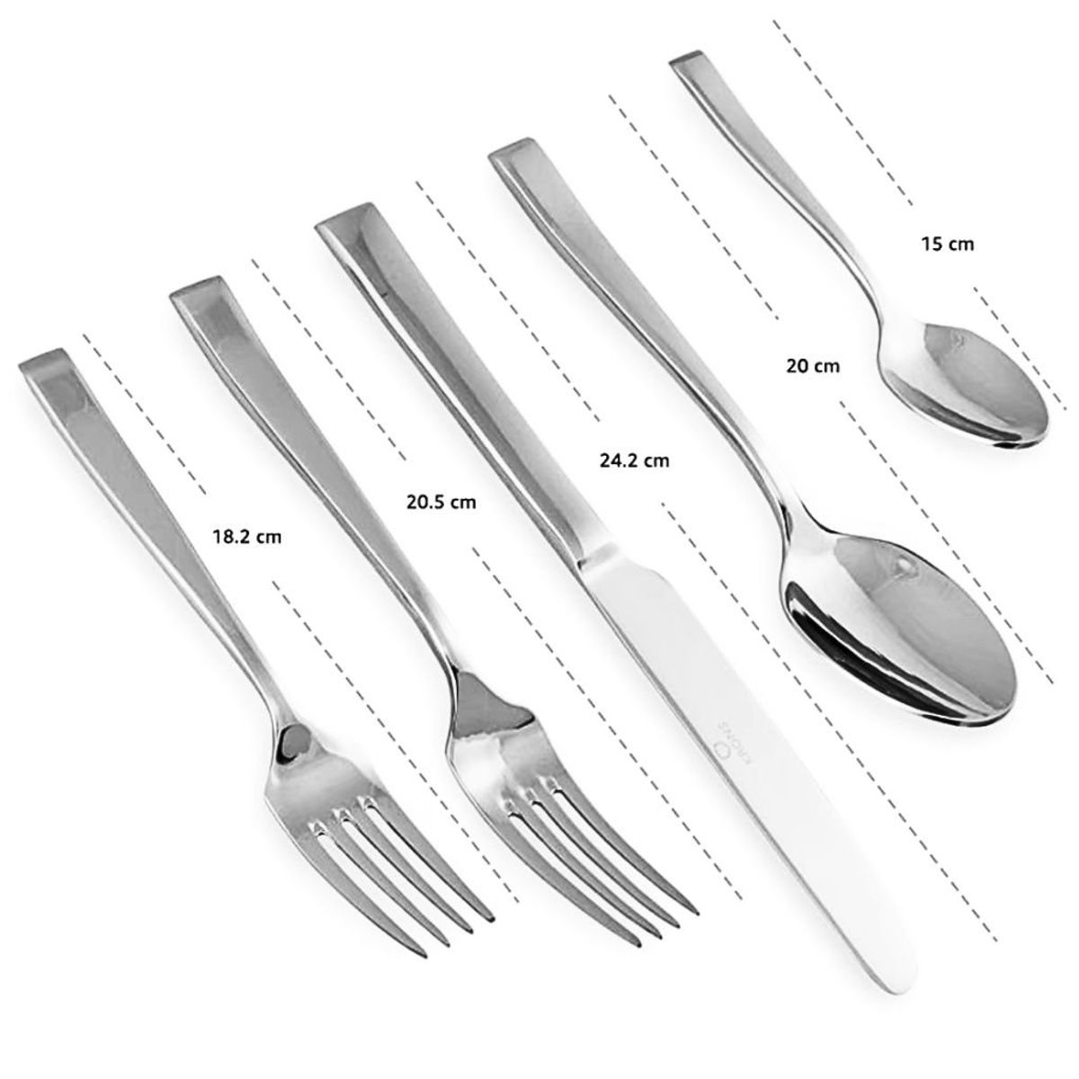 KRONS - Set De Cuchillería de 30 Piezas Oxford Krons.