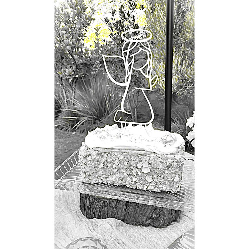 GENERICO - Topper NIÑA para decoración torta primera comunión
