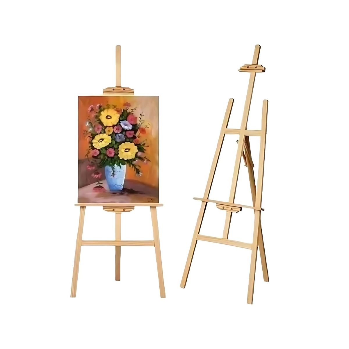 GENERICO - Atril Caballete Ajustable Madera 90 CM