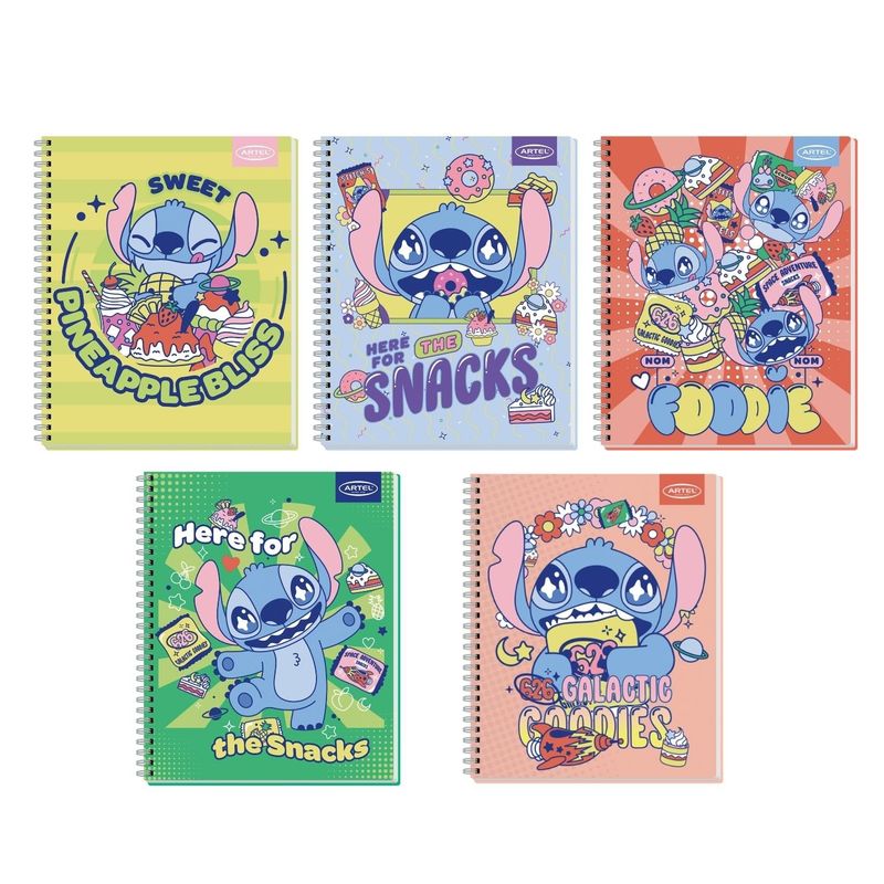 GENERICO - Pack 10 Cuadernos Diseño Divertido Personajes 100 Hojas