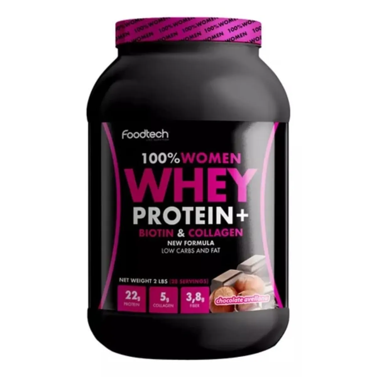 FOODTECH - Whey Protein Women Foodtech 907g Chocolate Avellana
