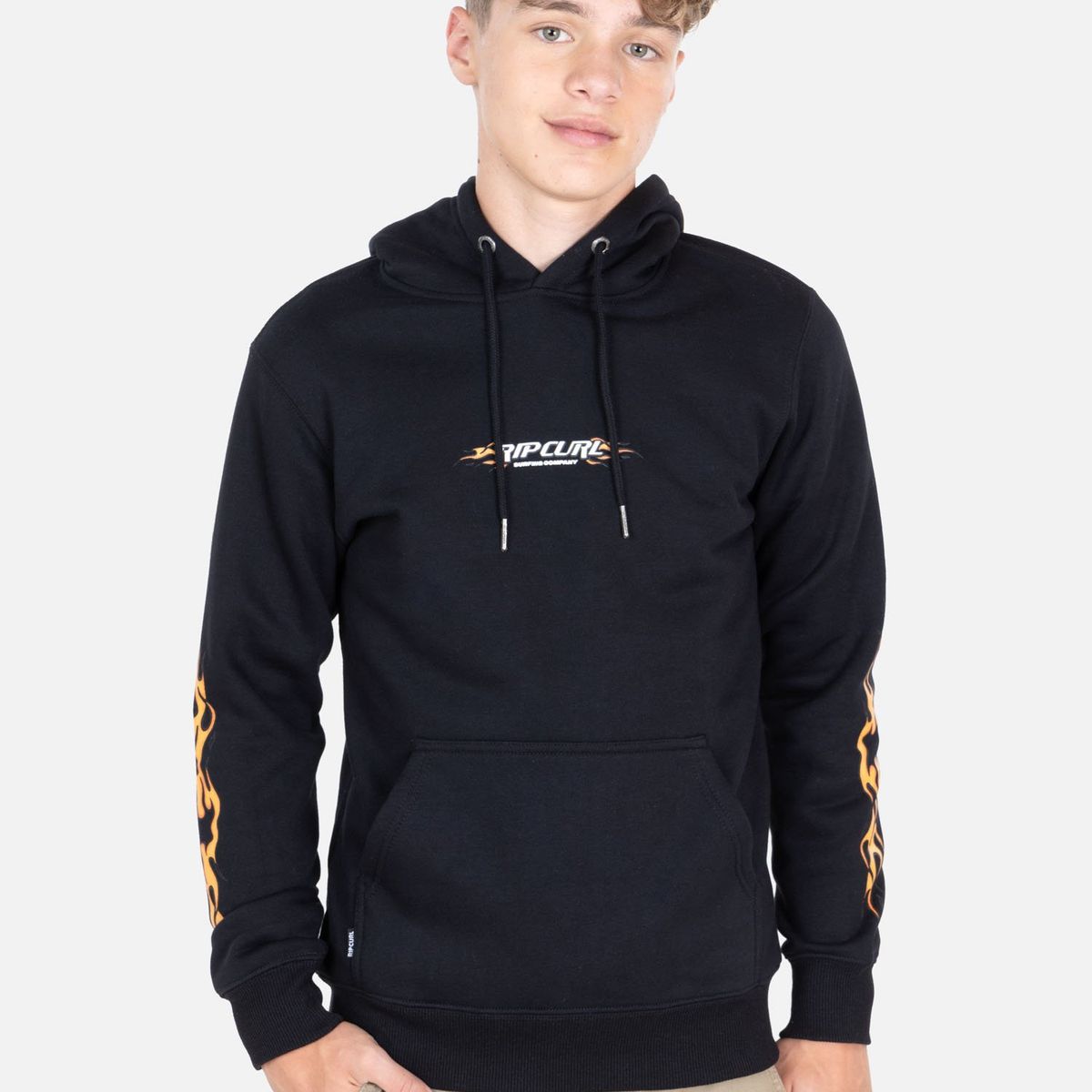 RIP CURL - Poleron Canguro Curlix Negro Infantil Rip Curl - Negro