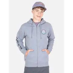 RIP CURL - Poleron FZ Oceara Gris Infantil - Gris