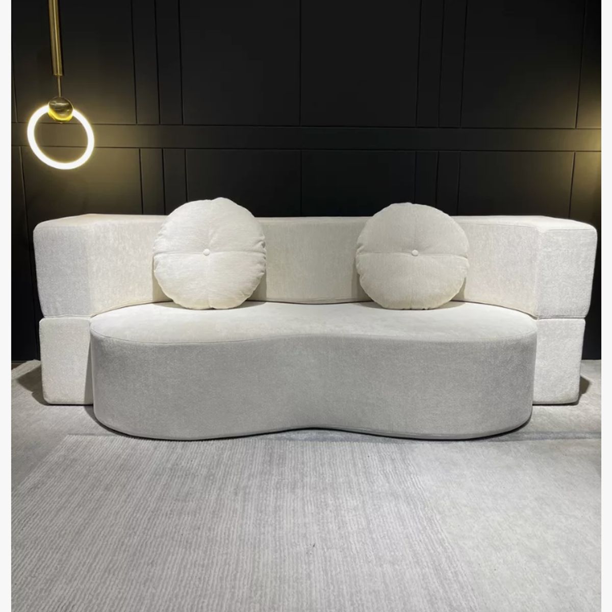 HOMER DESIGN - Sofa Modular Convertible 2 En 1 Sofa Cama Alta Elastidad