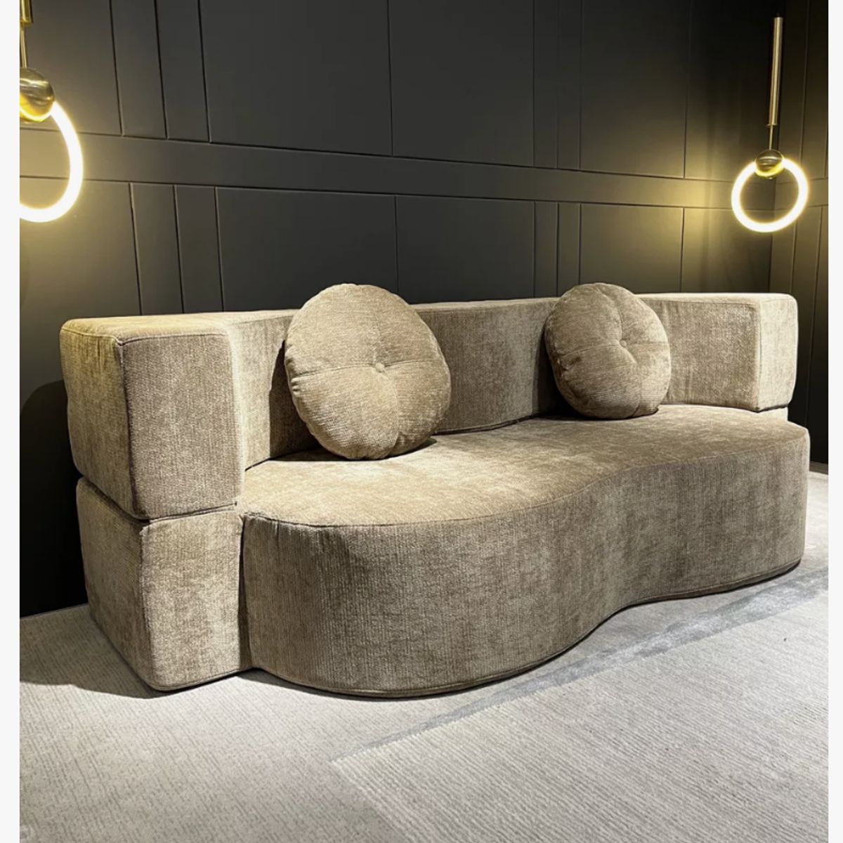 HOMER DESIGN - Sofa Modular Convertible 2 En 1 Sofa Cama Alta Elastidad