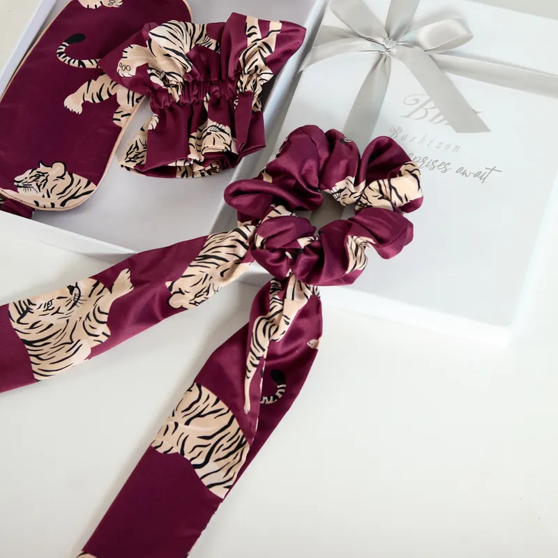 BARBIZON - Set de Accesorios Kit Dream Burdeo Estampado