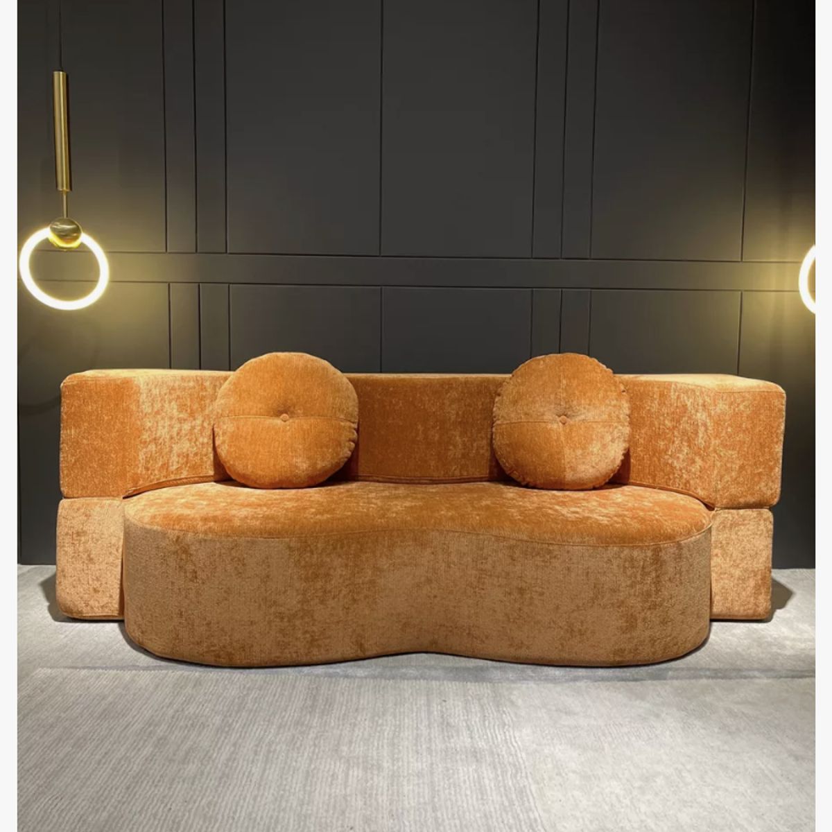 HOMER DESIGN - Sofa Modular Convertible 2 En 1 Sofa Cama Alta Elastidad