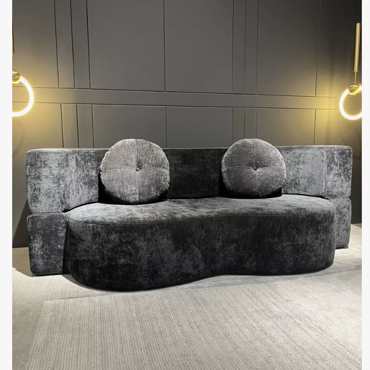 HOMER DESIGN - Sofa Modular Convertible 2 En 1 Sofa Cama Alta Elastidad