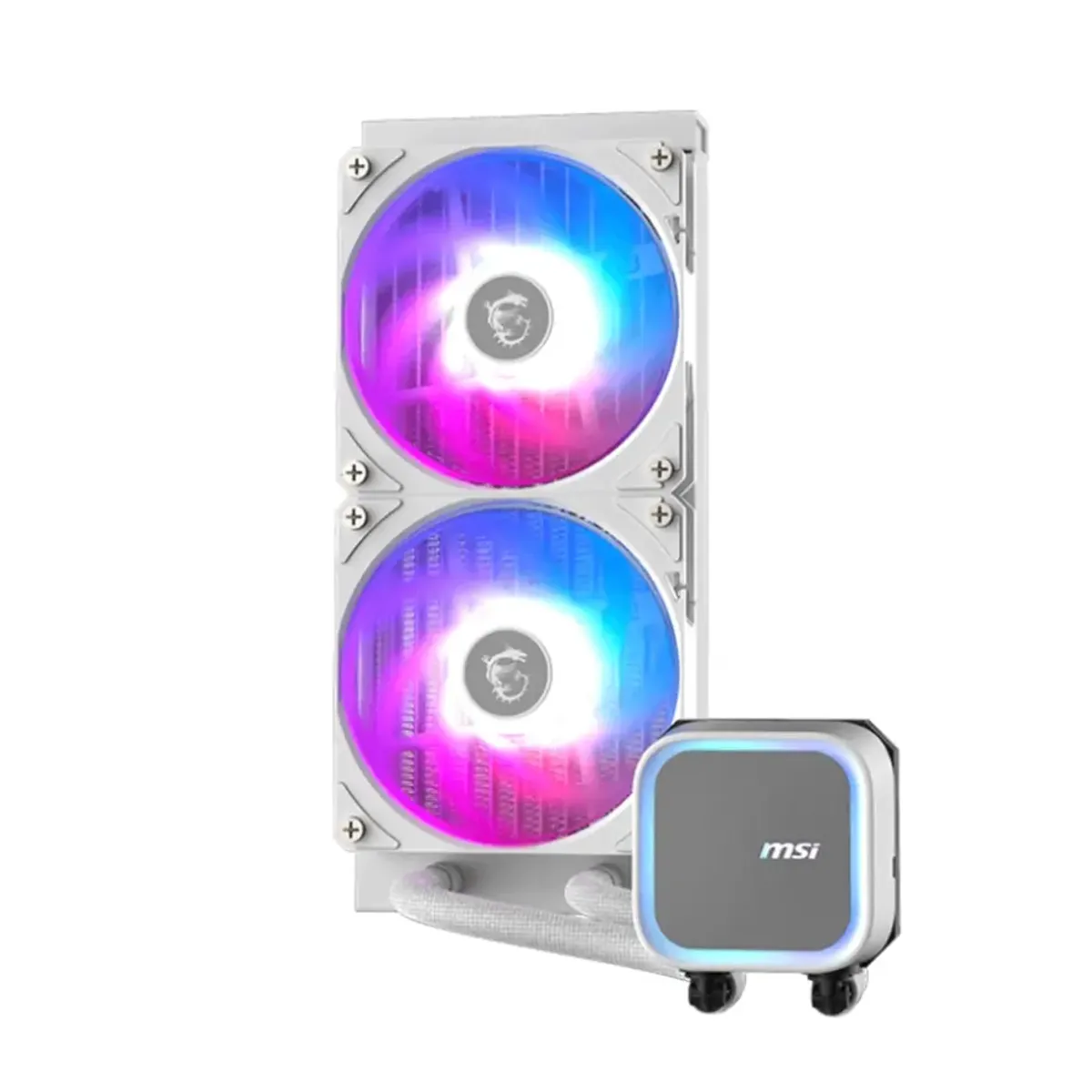 MSI - Refrigeración líquida MSI Mag Coreliquid A13 240 ARG, Blanco