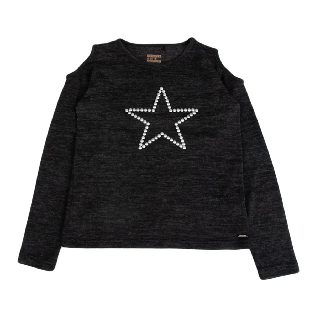 PILLIN - Polera Niña Negro Pillin (TVB608-25NEG )