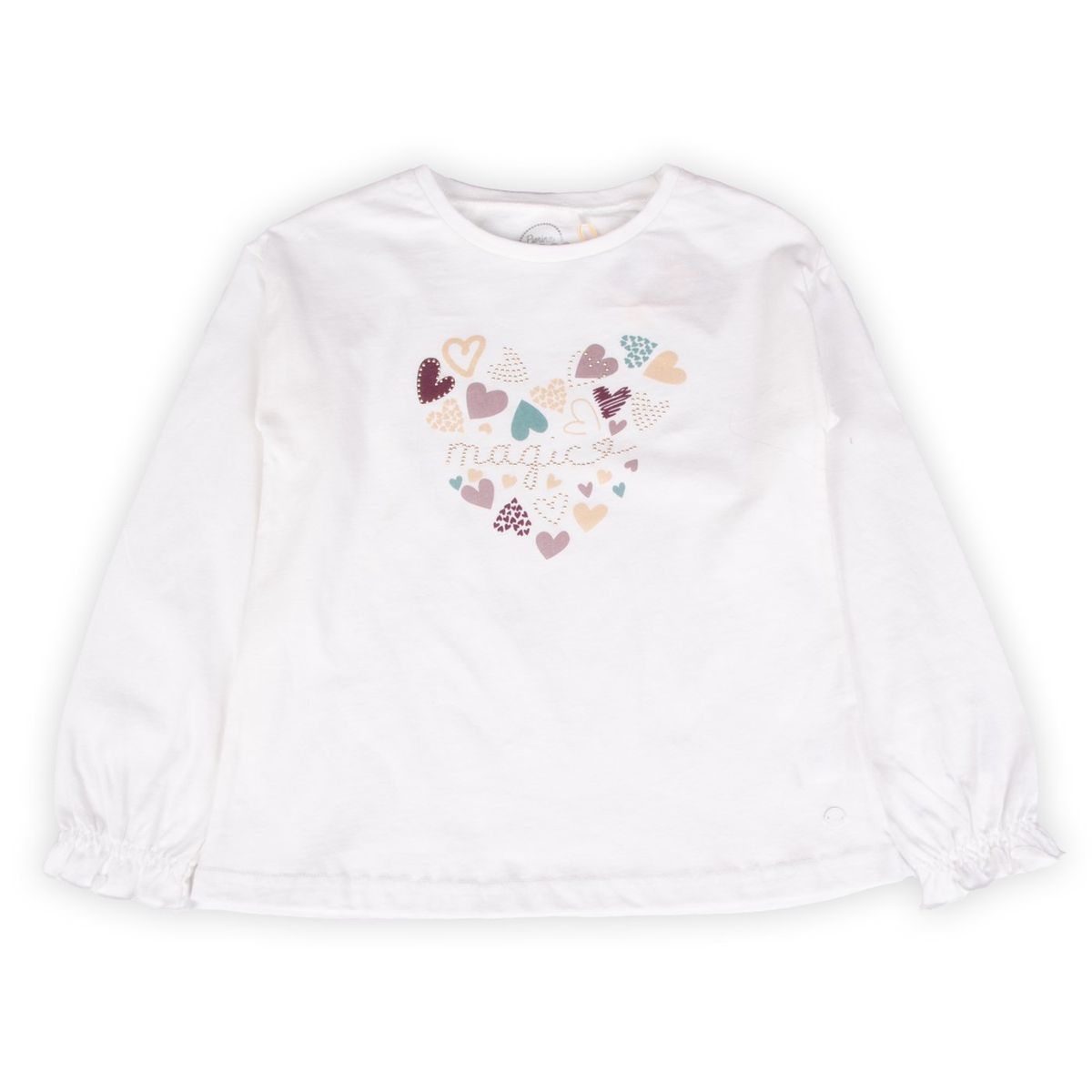 PILLIN - Polera Niña Crudo Pillin PVB605-25CRU  - Blanco