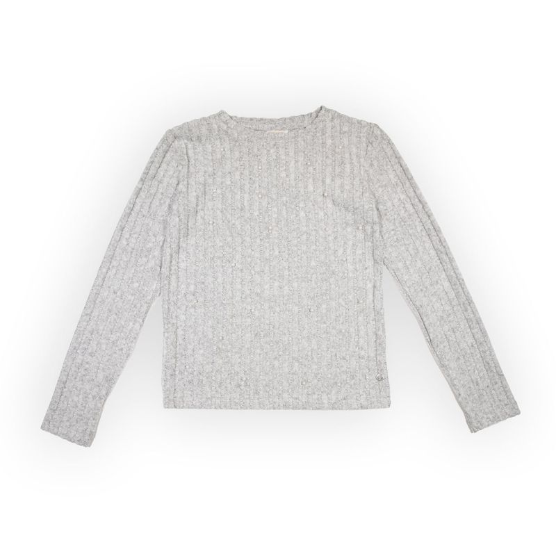 PILLIN - Polera Niña Melange Pillin TVB901-25MLG  - Gris