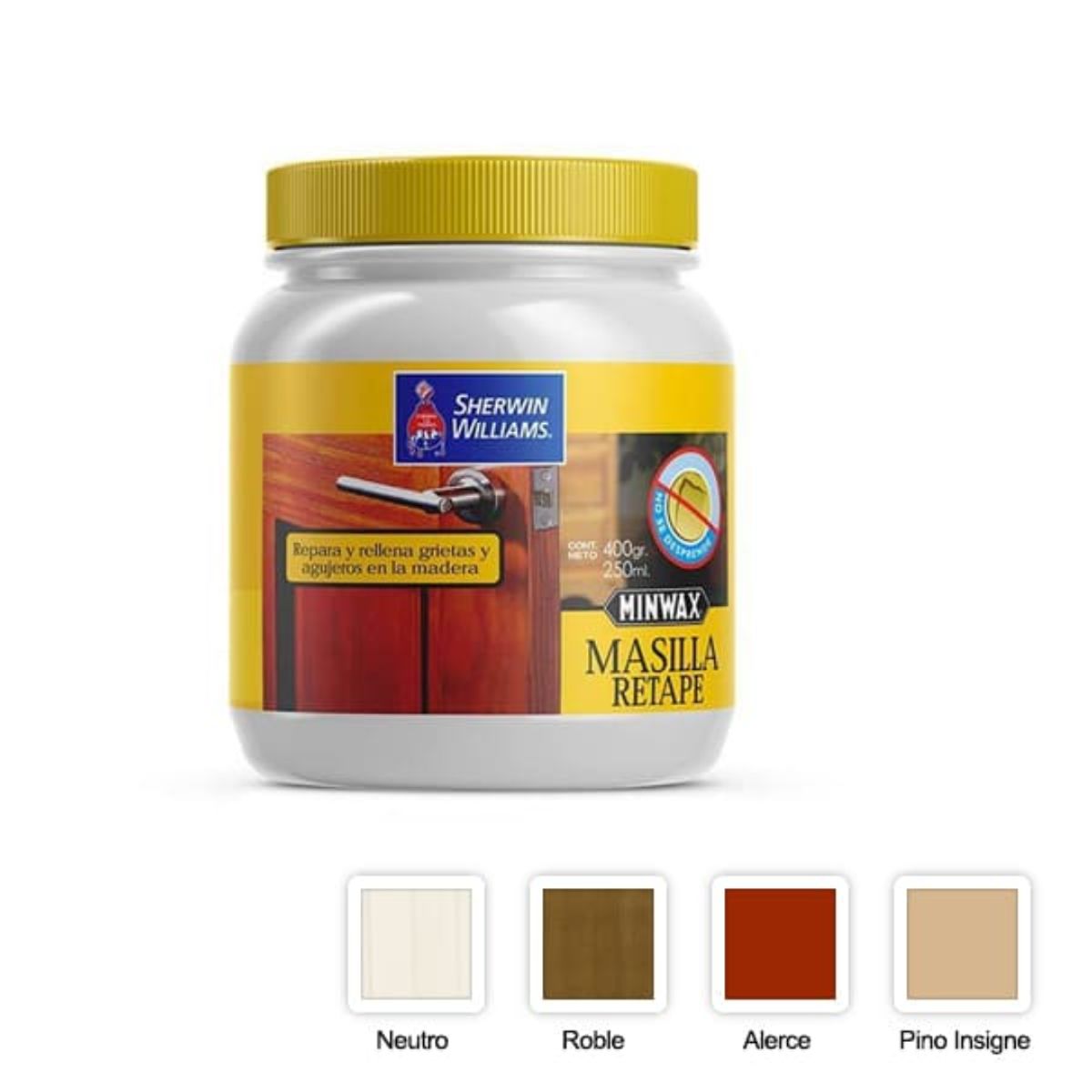 SHERWIN WILLIAMS - Masilla de Retape Color Pino Minwax Sherwin Williams 250 ml