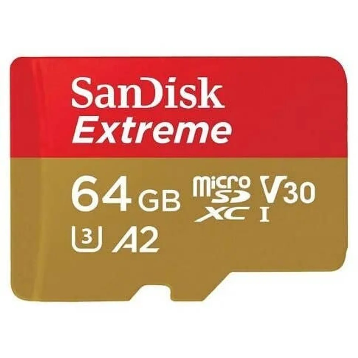 SANDISK - Tarjeta MicroSD 64GB Sandisk Extreme UHS-I U3 A2 Mobile
