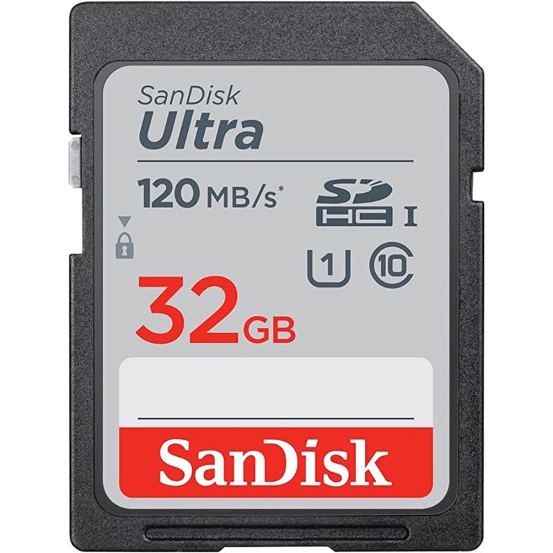 SANDISK - Tarjeta SD 32GB UHS-I R120MBs - W80MBs Sandisk