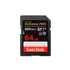 SANDISK - Tarjeta SD 64GB Extreme Pro R200MBs - W90MBs 633X