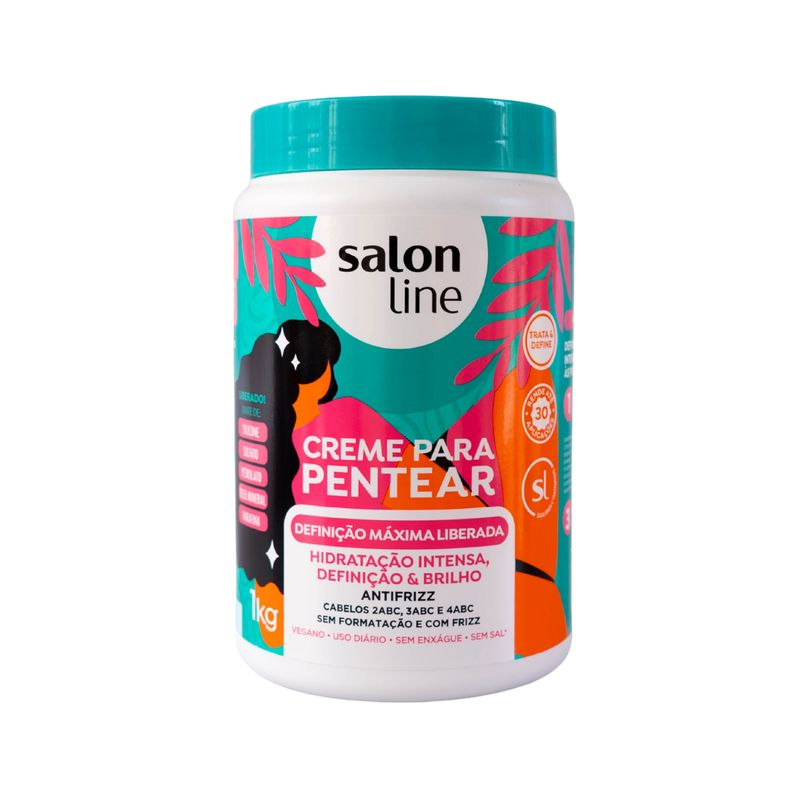 SALON LINE - Crema De Peinar Definición Maxima Liberada 1 Kg