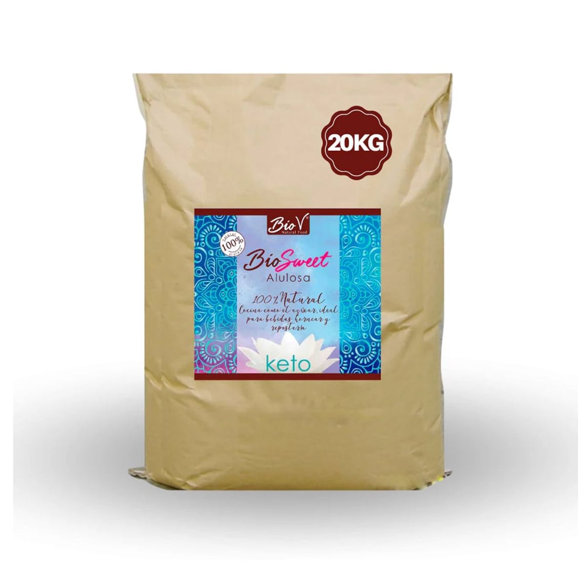 BIOV - Pack x 2 Alulosa 1kg Sin Gluten Vegano Bio V