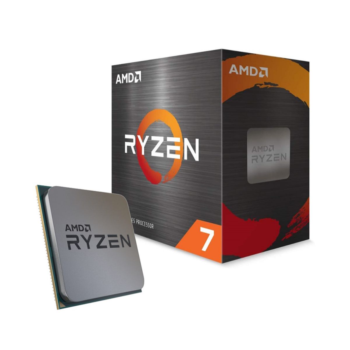 AMD CORP - Procesador AMD Ryzen 7 5700X (AM4, 8 Cores, 16 Hilos, 3.4/4.6GHz, Sin Disipador)