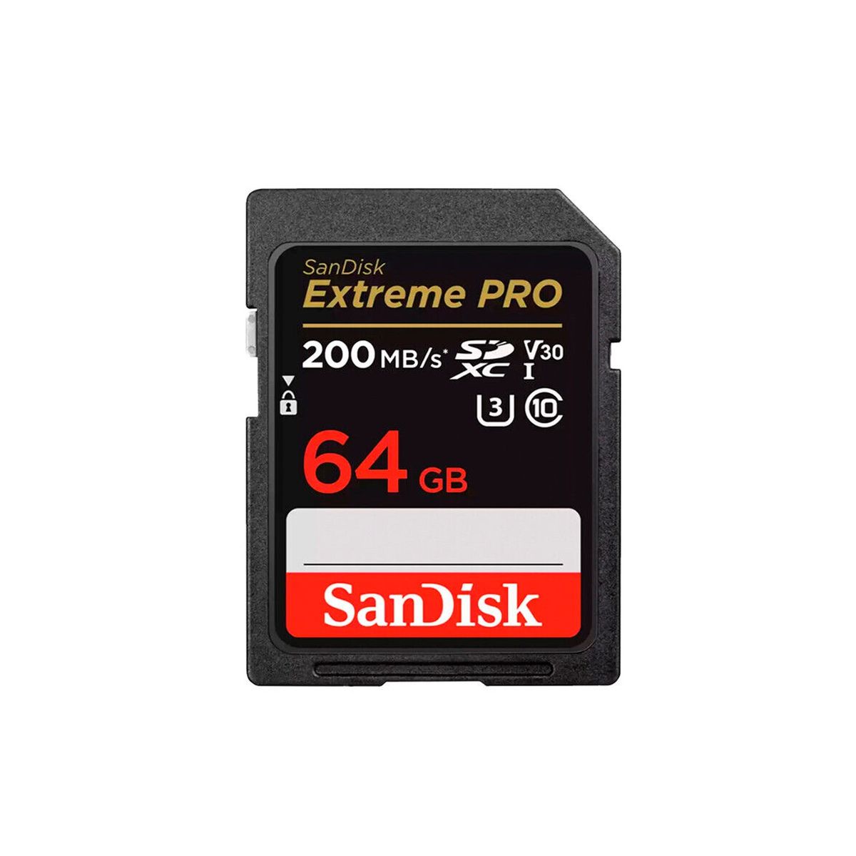SANDISK - Memoria Sd Sandisk Extreme Pro 64gb 200mbs U3 V30 4k Uhd