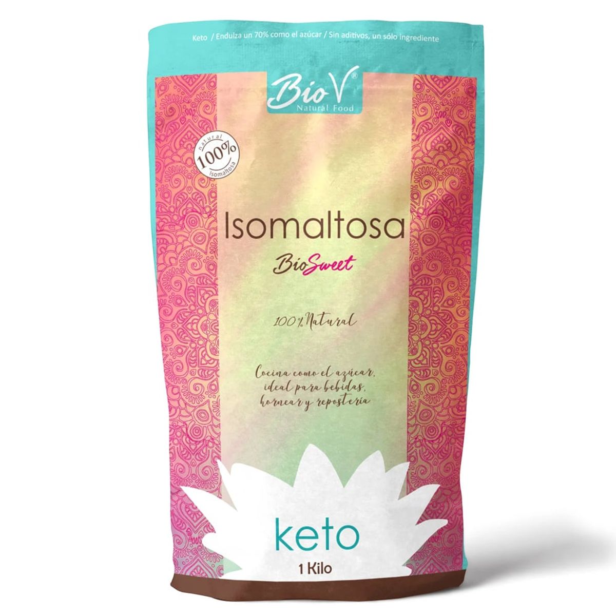 BIOV - Isomaltosa 1kg Endulzante Natural Sin Gluten Vegano Bio V