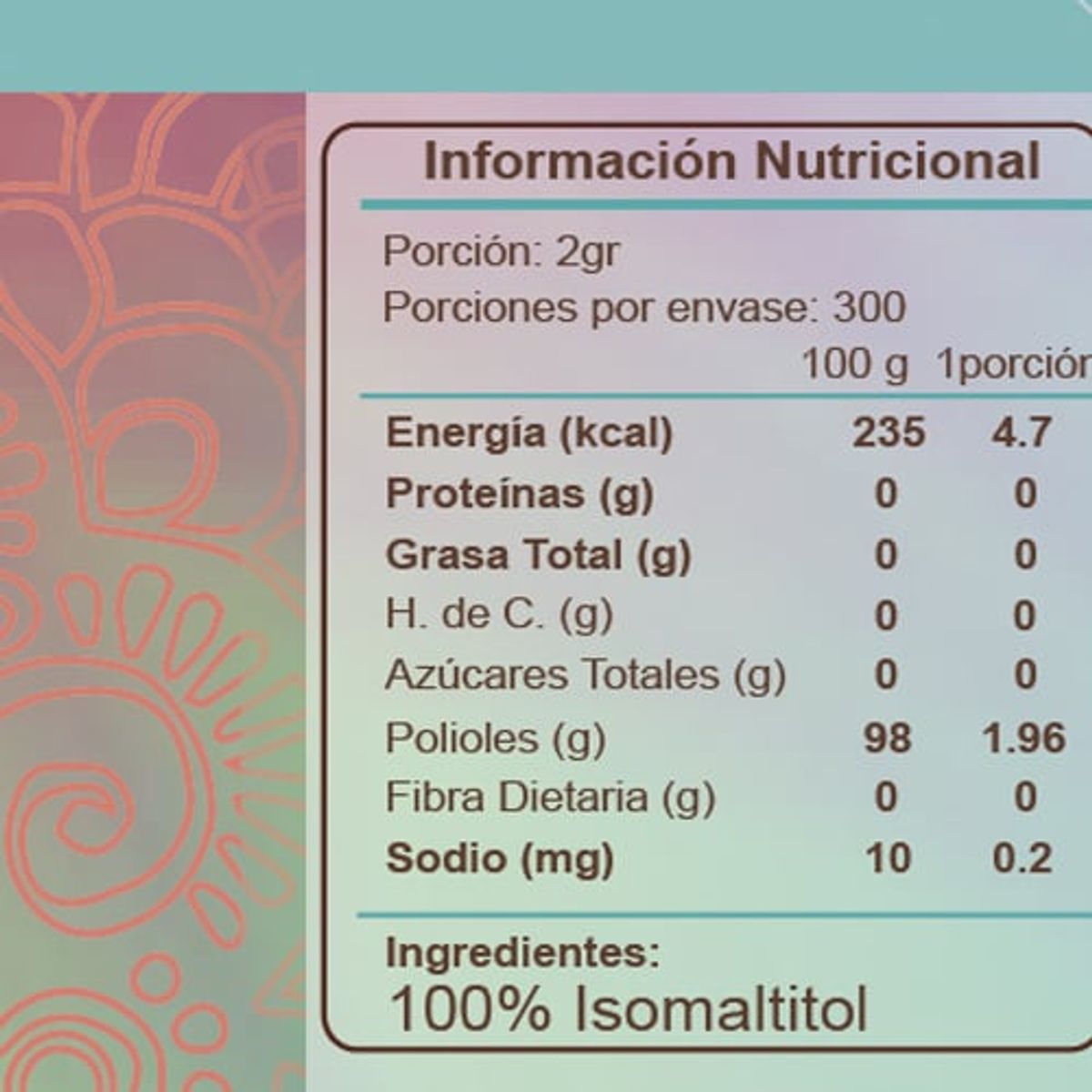 BIOV - Isomaltosa 1kg Endulzante Natural Sin Gluten Vegano Bio V