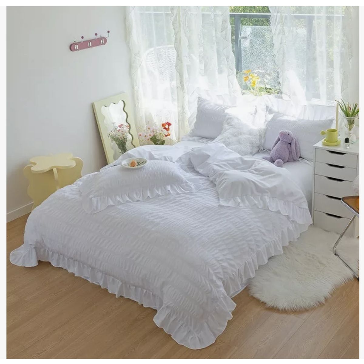 HOMER DESIGN - Set Ropa De Cama Sabanas +funda De Plumon 1.5 Plazas Hspps6