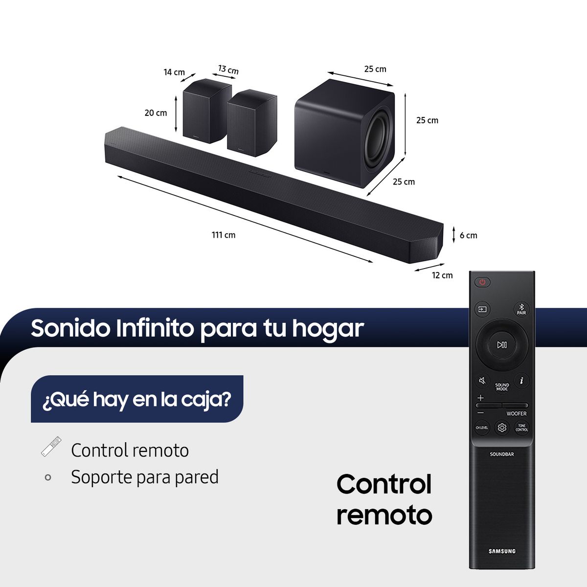 SAMSUNG - Q-Series Soundbar HW-Q930F 914 Subwoofer & Rear Speaker 2025