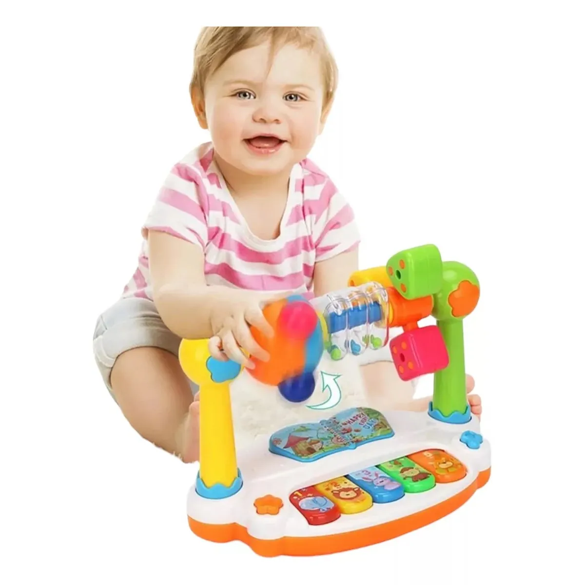 GENERICO - Juguete Sensorial Musical Con Luces Para Bebés Piano
