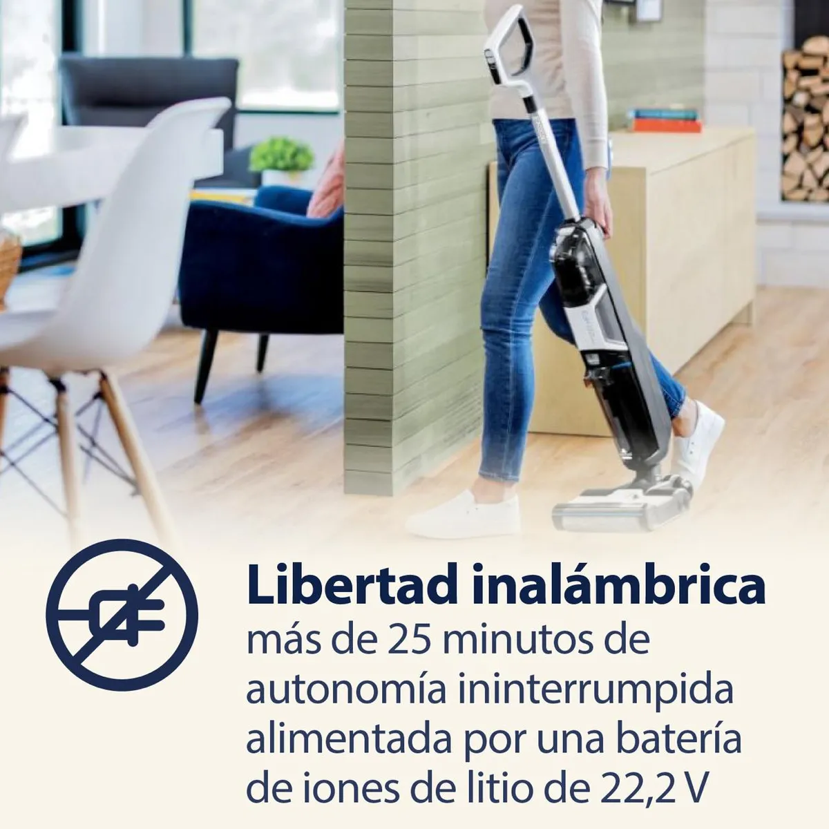 BISSELL - Aspiradora y Trapeadora Crosswave Inalámbrica HF3
