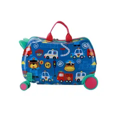 BABYLUNA - Maleta Andador Infantil con Ruedas y Arrastre Animales