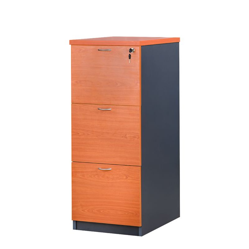 GENERICO - Kardex Archivador Laminado Compacto Presión 3 cajones con llaves