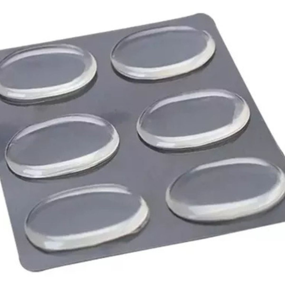 LIKE SHOP - Pack 6 Cojín Comodidad Para Pies Silicona Gel. Autoadhesivo