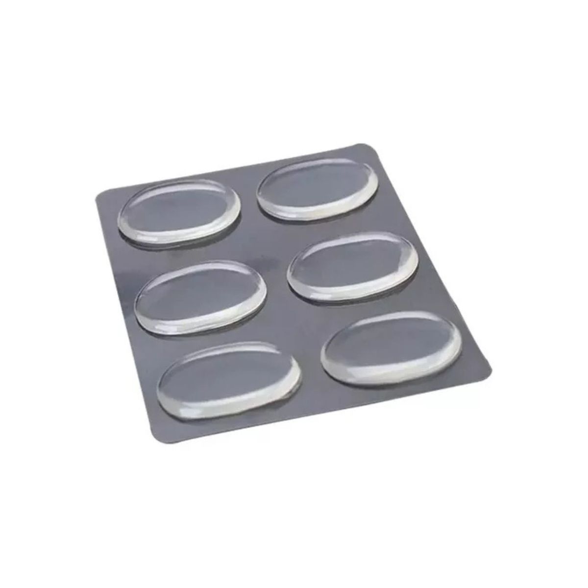 LIKE SHOP - Pack 6 Cojín Comodidad Para Pies Silicona Gel. Autoadhesivo