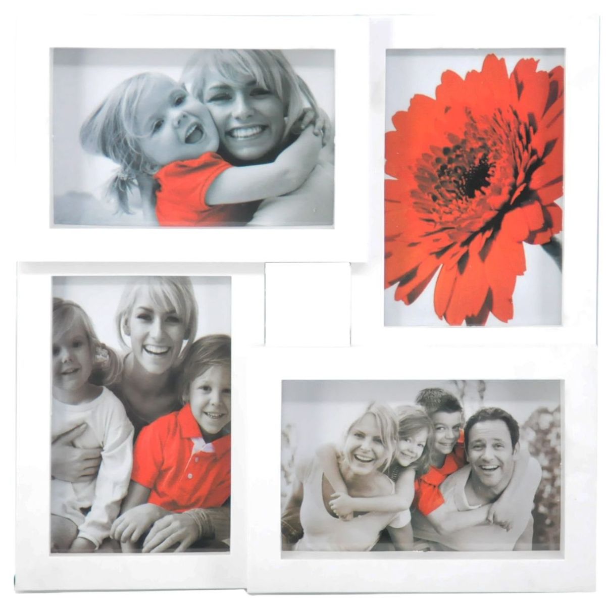 RONDA - Marco Collage 4PCS Blanco 30x30 cm