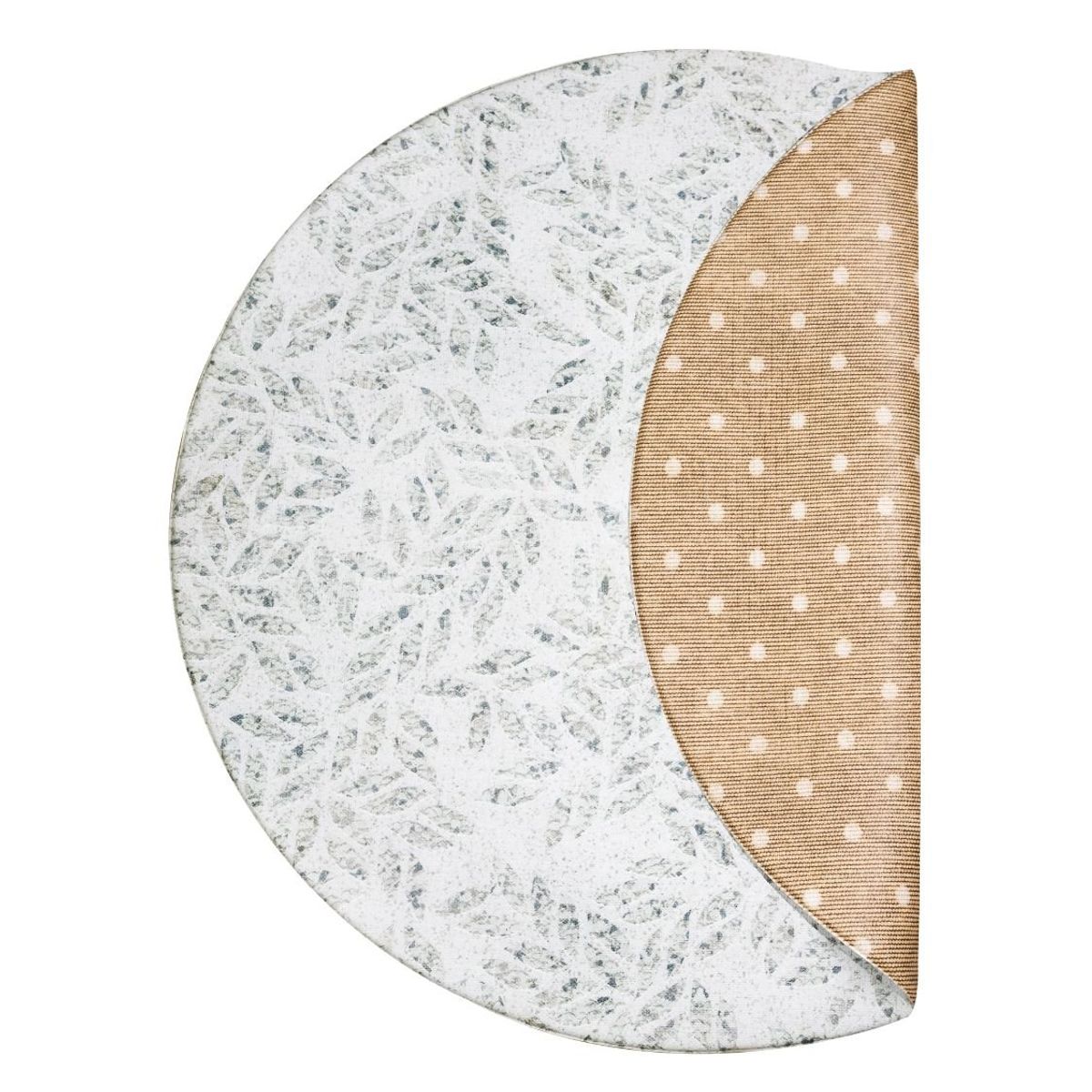 KALEIDO - Alfombra Playmat Antigolpe Reversible Redonda 140cm Terrazo  Mostaza