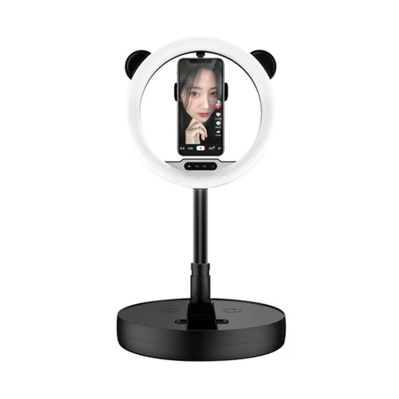 MOVI - ARO DE LUZ LED PORTATIL CON BASE REDONDA