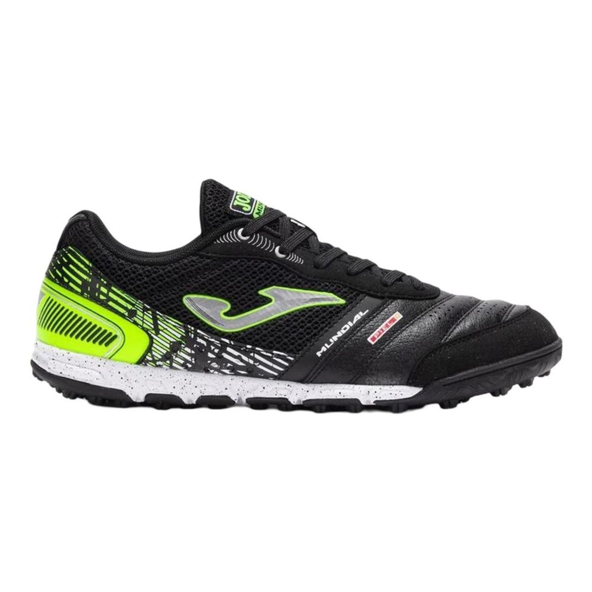 JOMA - Zapatilla Fútbol Turf Hombre Mundial Negro Fluor Joma